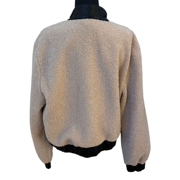 BLDWN SHERPA Blitz Teddy Jacket Lambs Leather Large - Picture 2 of 6